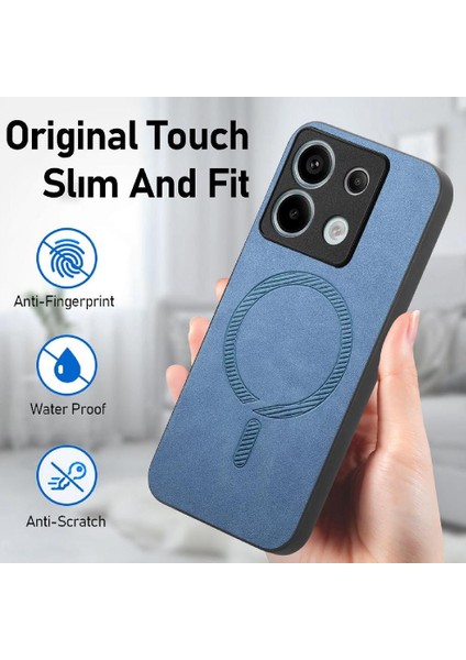 Xiaomi Redmi Not Için Flip Case 13 Pro 5g Ince Kablosuz Şarj Magsafe (Yurt Dışından) modelleri