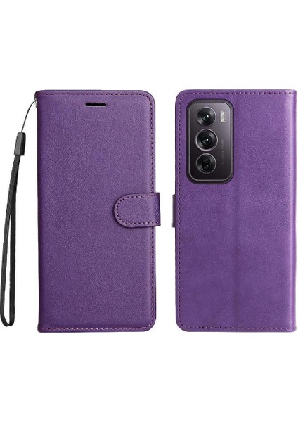 Oppo Oppo 12 Pro 5g Için Flip Case Kart Yuvası ile Yüksek Kaliteli Deri Kılıf (Yurt Dışından)