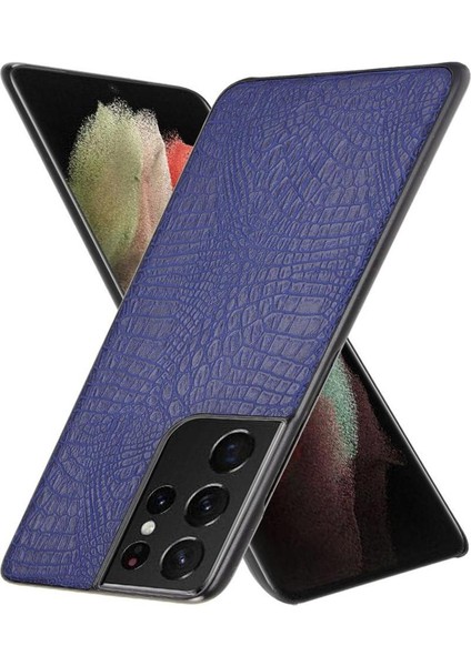 Samsung Galaxy S21 Ultra Klasik Timsah Kapak Için Şık Klasik Kılıf (Yurt Dışından) fırsatları
