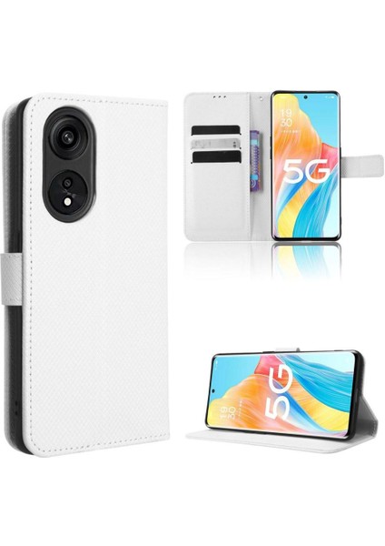 Oppo Oppo 8t 5g Kapak Için Kılıf Kickstand Manyetik Cüzdan Kart Tutucu (Yurt Dışından)