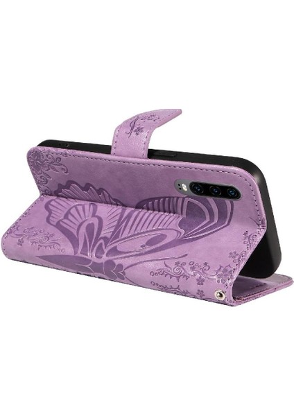 Kredi Kartı Yuvası ile Huawei P30 Için Flip Case Ayrılabilir El Kayışı Yüksek (Yurt Dışından) fırsatları