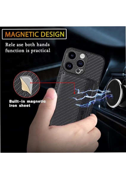 IPhone 15 Için Kılıf Pro Manyetik Kart Tutucu Rfıd Engelleme Komple Kamera (Yurt Dışından) fırsatları