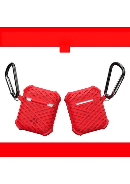 Apple Uyumlu Kılıf Airbag 02 Silikon - Kırmızı
