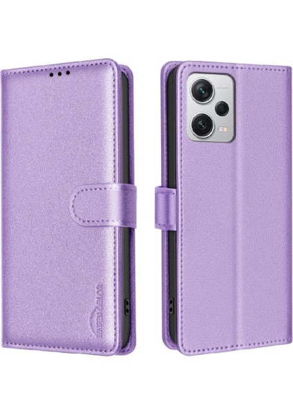 Xiaomi Redmi Not 12 Için Flip Case Pro Artı Pu Deri Cüzdan Kart Tutucu (Yurt Dışından)