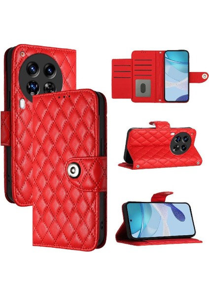Tecno Camon 30 Premier 5g Kart Tutucu Cüzdan Kapak Bilek Şeridi Için Kılıf (Yurt Dışından)