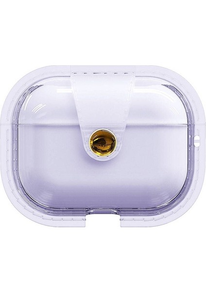 Apple Pro 2 Uyumlu Airbag 33 Darbelere Karşı Dayanıklı Magnetik Kılıf - Mor