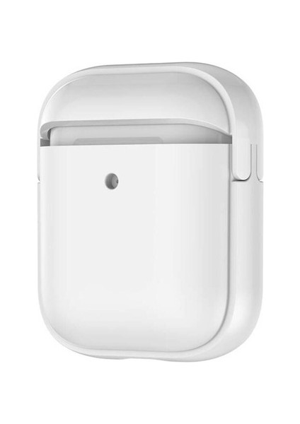 Apple Uyumlu Airbag 36 Darbelere Karşı Dayanıklı Kılıf - Şeffaf-Beyaz