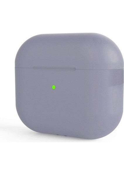Apple Air Pods Pro 2 Uyumlu Standart Silikon Kılıf, Lavendery Gray