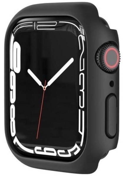 Apple Watch 38MM Uyumlu Zore 01 Kasa ve Ekran Koruyucu, Siyah