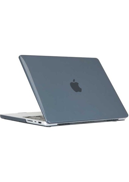 Apple Macbook 16.2' 2021 Uyumlu Zore Msoft Kristal Kapak, Siyah