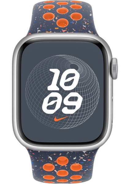 Apple Watch Uyumlu 38MM Kordon Silikon Esnek Yumuşak Delikli Spor Krd-02 Kayış, Lacivert modelleri