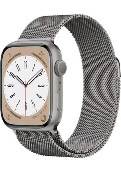 Apple Watch 38MM Uyumlu Zore Krd-98 Metal Kordon