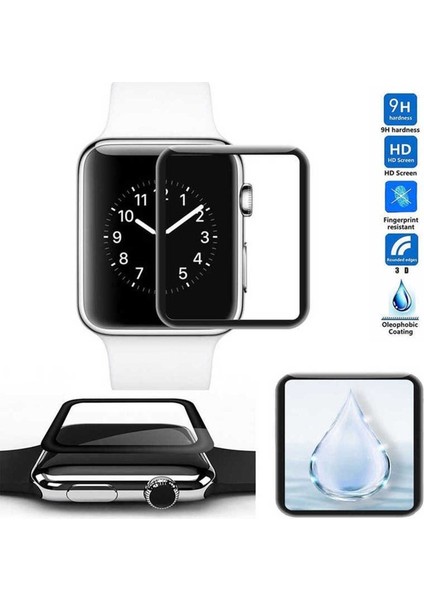 Apple Watch 38MM Uyumlu Zore Kenarları Metal Cam Ekran Koruyucu fiyatları