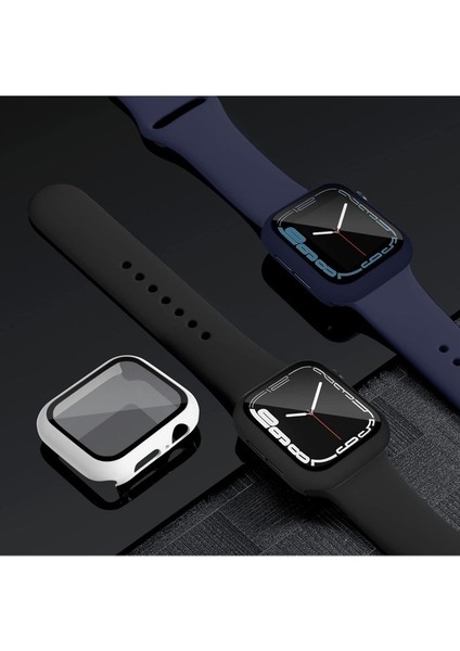 Apple Watch 38MM Uyumlu Zore Watch Gard 07 Sert Pc Koruyucu, Lacivert fiyatları