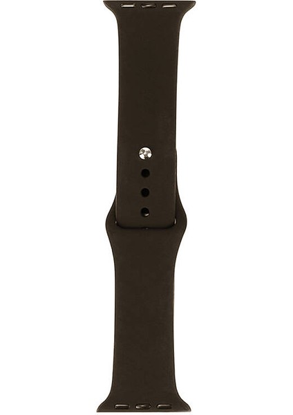 Apple Watch 40MM Uyumlu Band Serisi Klasik Kordon Silikon Strap Kayış, Olive Green