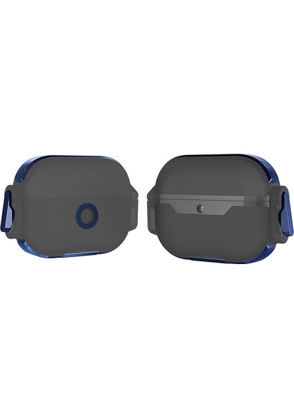 Apple Air Pods Uyumlu Zore Airbag 34 Darbelere Karşı Dayanıklı Kılıf, Mavi