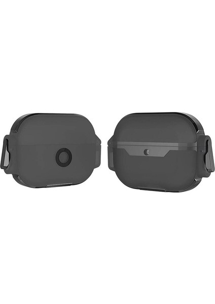 Apple Air Pods Uyumlu Zore Airbag 34 Darbelere Karşı Dayanıklı Kılıf, Siyah