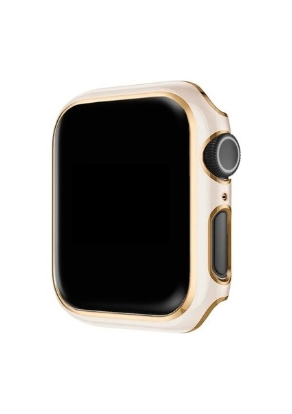Apple Watch 40MM Uyumlu Zore Watch Gard 06 Sert Pc Koruyucu, Pembe
