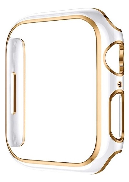 Apple Watch Uyumlu 42MM Zore Watch Gard 06 Sert Pc Koruyucu, Beyaz fiyatları