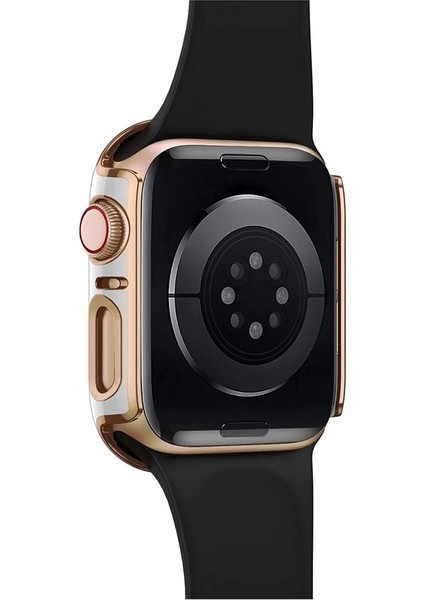 Apple Watch Uyumlu 42MM Zore Watch Gard 06 Sert Pc Koruyucu, Beyaz modelleri