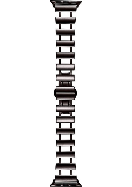 Apple Watch 42MM Uyumlu Zore Krd-96 Metal Kordon, Siyah fiyatları