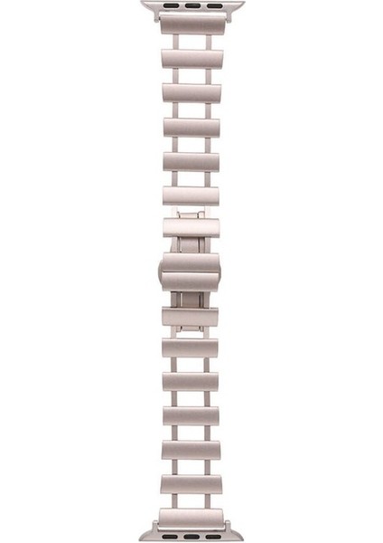 Apple Watch 42MM Uyumlu Zore Krd-96 Metal Kordon, Starlight fiyatları
