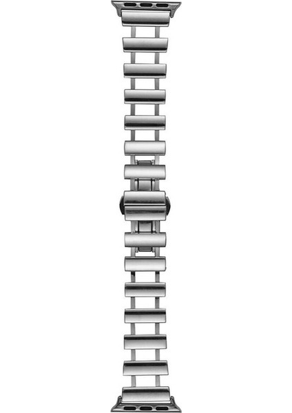 Apple Watch 42MM Uyumlu Zore Krd-96 Metal Kordon, Gümüş fiyatları