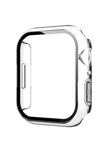 Apple Watch 7 41MM Uyumlu Şeffaf Kasa ve Ekran Koruyucu Zore Watch Gard 13