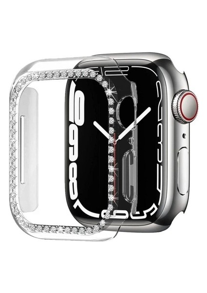 Apple Watch 44MM Uyumlu Zore Watch Gard 05 Sert Pc Koruyucu, Renksiz