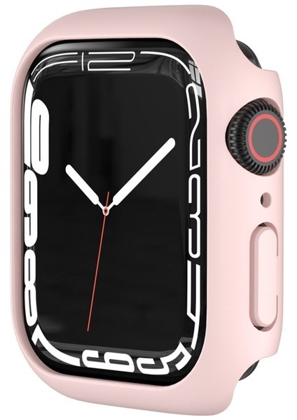 Apple Watch 44MM Uyumlu Zore Watch Gard 07 Sert Pc Koruyucu, Pembe