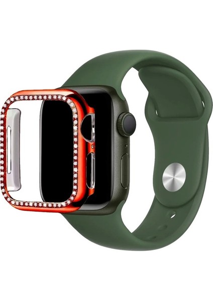 Apple Watch 42MM Uyumlu Zore Watch Gard 05 Sert Pc Koruyucu, Kırmızı fırsatları