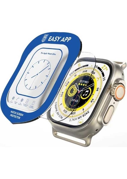Apple Watch Ultra 49MM Uyumlu Zore Easy Cam Ekran Koruyucu