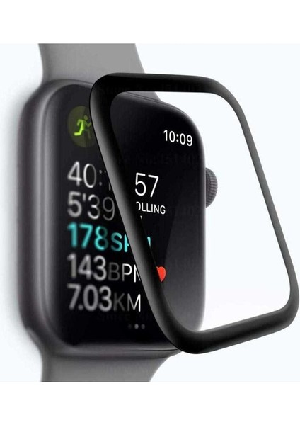 Apple Watch 7 41MM Uyumlu Zore Full Yapışkanlı Cam Ekran Koruyucu