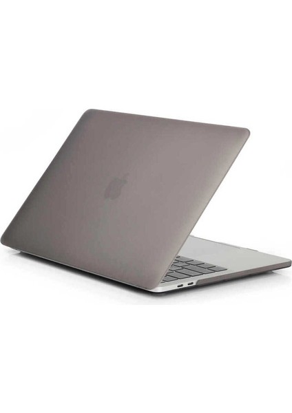Apple Macbook 13.3' Air 2020 Uyumlu Zore Msoft Mat Kapak, Gri