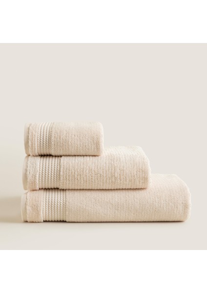 Eva Cotton Yüz Havlusu 50X90 cm Açık Bej fiyatları