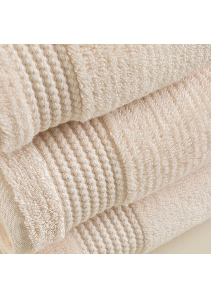 Eva Cotton Yüz Havlusu 50X90 cm Açık Bej modelleri