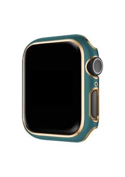 Apple Watch 7 41MM Uyumlu Zore Watch Gard 06 Sert Pc Koruyucu, Yeşil
