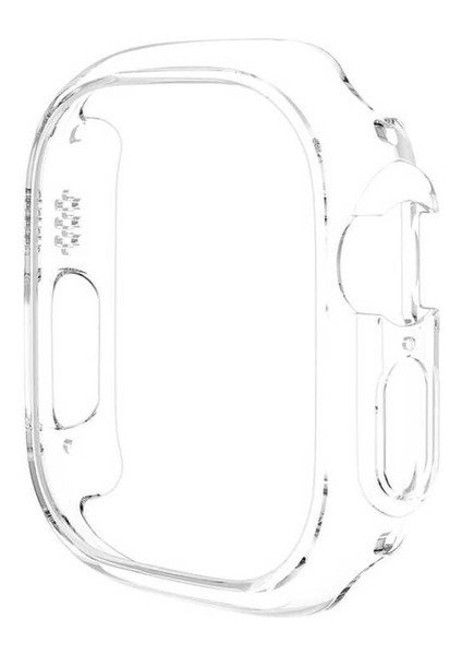 Apple Watch Uyumlu Ultra 49MM Sert Pc Kasa Koruyucu Zore Watch Gard 18, Renksiz