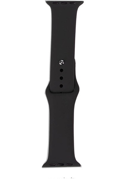 Apple Watch 7 41MM Uyumlu Band Serisi Klasik Kordon Silikon Strap Kayış, Gri
