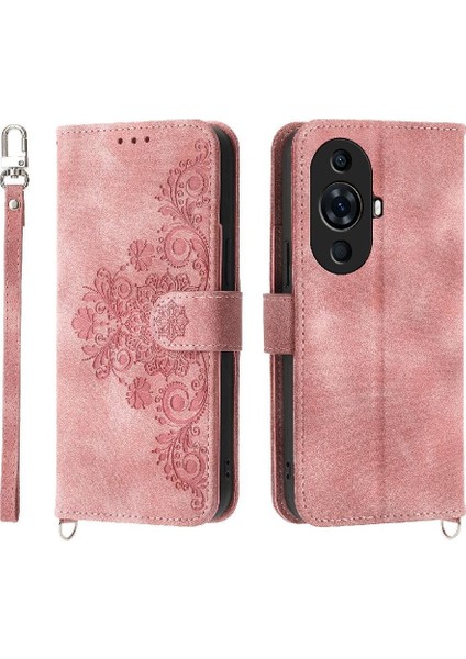 Huawei Nova 11 Pro Için Flip Case Çoklu Kredi Kartı Yuvaları Darbeye (Yurt Dışından)