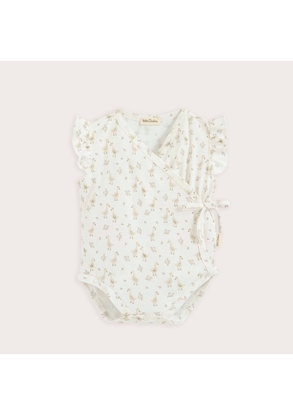 Goose Fırfırlı Body Ekru