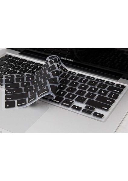 Apple Macbook 13.3' Pro 2020 Uyumlu A2251 Zore Klavye Koruyucu Silikon Ped