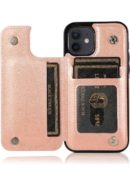 IPhone 12 Desen Çiçek Pu Deri Flip Için Kart Tutucu Kılıf ile Cüzdan (Yurt Dışından) fırsatları