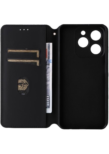 Realme C63 4g Pu Deri Cüzdan Manyetik Kapatma Kartı 3D Için Flip Case (Yurt Dışından) fiyatları