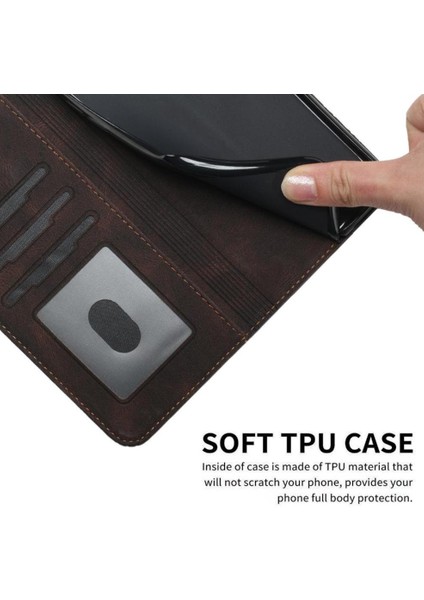 Kullanışlı Stand Özelliği Pu ile IPhone 16 Pro Kılıf Kart Kapağı ile Uyumlu (Yurt Dışından)