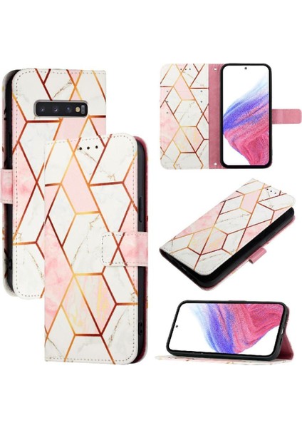 Samsung Galaxy S10 Artı Cüzdan Mermer Desen Kickstand Pu Deri (Yurt Dışından) indirimleri