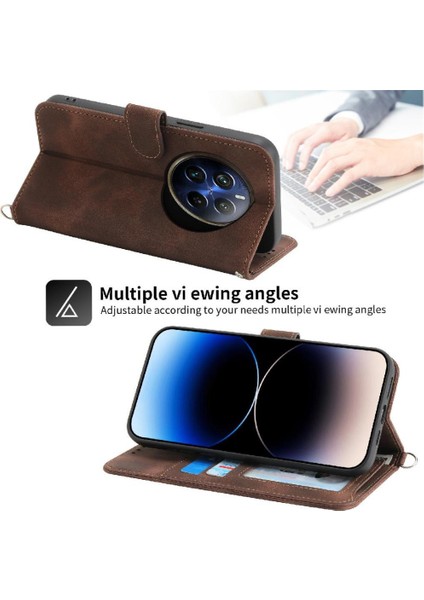 Realme 12 Pro Artı 5g Kabartmalı Darbeye Bileklik Çoklu Için Flip Case (Yurt Dışından) indirimleri