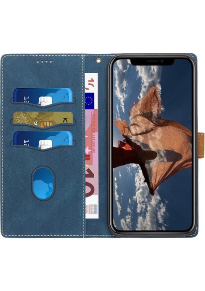 IPhone x Için Cüzdan Durumda/xs Çizilmeye Dayanıklı Manyetik Kapatma Kart Yuvası (Yurt Dışından)