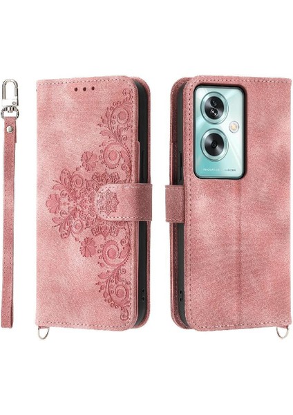 Oppo A79 5g Çoklu Kredi Kartı Yuvaları Için Flip Case Kabartmalı Darbeye (Yurt Dışından)