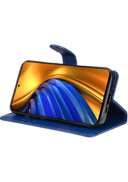 Xiaomi Poco F4 5g Için Flip Case Iş Cüzdan Telefon Kılıfı ile Kart Yuvası (Yurt Dışından)